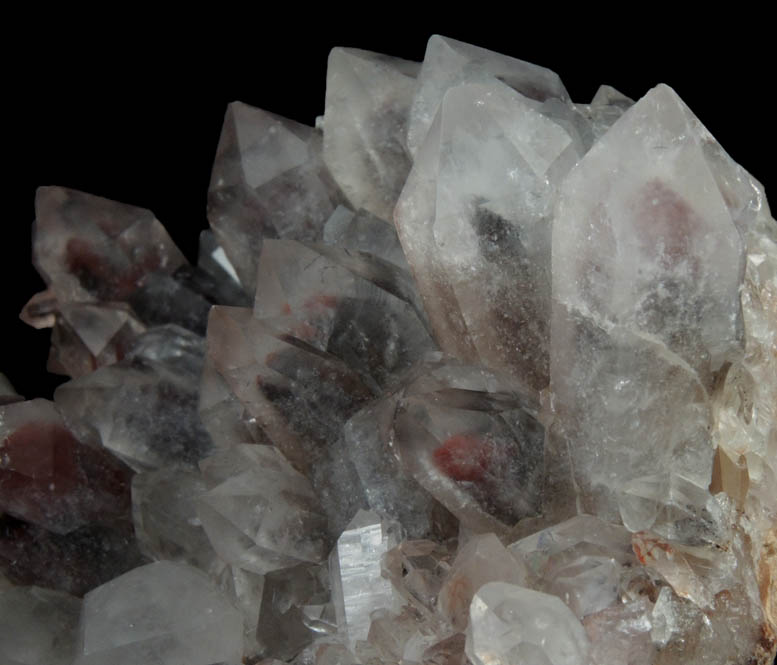 Quartz with Hematite inclusions (with phantom-growth zones) from Orange River, Namakwa, Northern Cape Province, South Africa