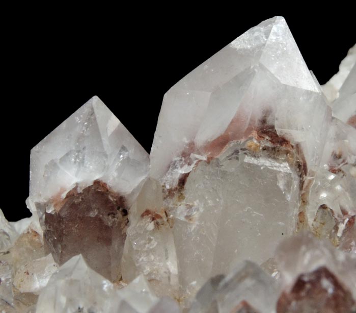 Quartz with Hematite inclusions (with phantom-growth zones) from Orange River, Namakwa, Northern Cape Province, South Africa