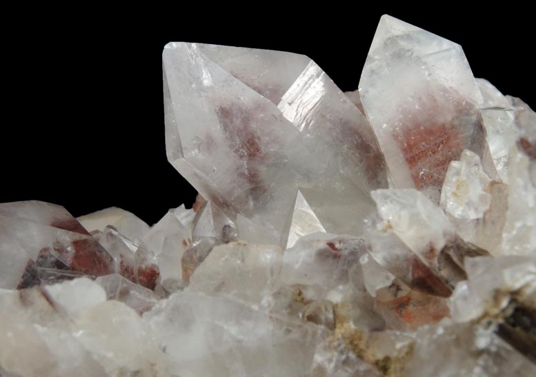 Quartz with Hematite inclusions (with phantom-growth zones) from Orange River, Namakwa, Northern Cape Province, South Africa