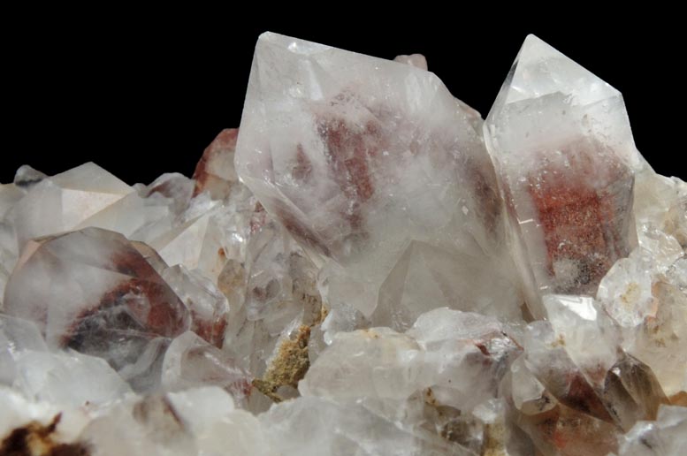 Quartz with Hematite inclusions (with phantom-growth zones) from Orange River, Namakwa, Northern Cape Province, South Africa