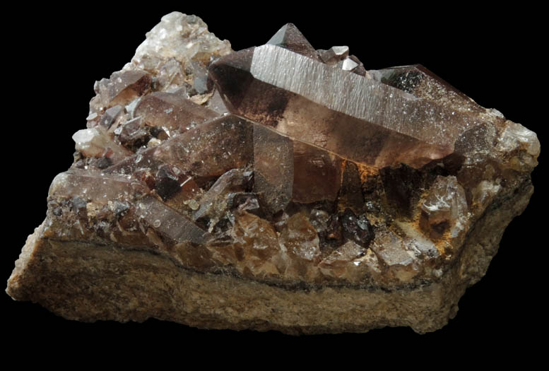 Quartz with Hematite inclusions from Orange River, Namakwa, Northern Cape Province, South Africa