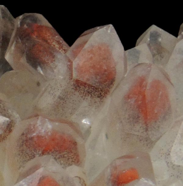 Quartz with Hematite inclusions (with phantom-growth zones) from Orange River, Namakwa, Northern Cape Province, South Africa