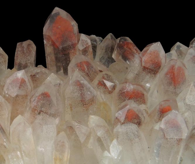 Quartz with Hematite inclusions (with phantom-growth zones) from Orange River, Namakwa, Northern Cape Province, South Africa