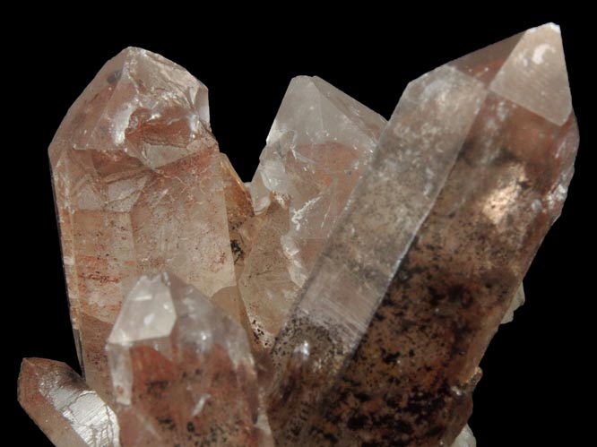 Quartz with Hematite inclusions (with phantom-growth zones) from Orange River, Namakwa, Northern Cape Province, South Africa