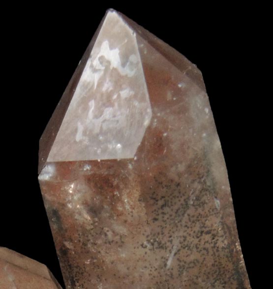 Quartz with Hematite inclusions (with phantom-growth zones) from Orange River, Namakwa, Northern Cape Province, South Africa