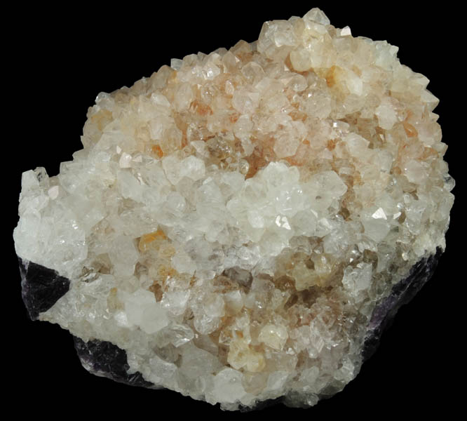 Quartz over Fluorite from Orange River, Namakwa, Northern Cape Province, South Africa