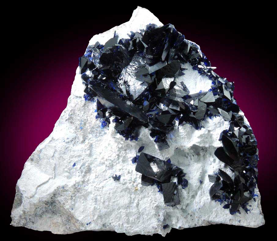 Azurite from Milpillas Mine, Cuitaca, Sonora, Mexico