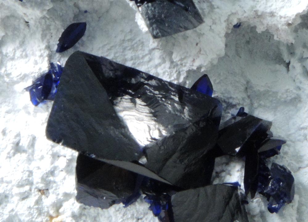 Azurite from Milpillas Mine, Cuitaca, Sonora, Mexico