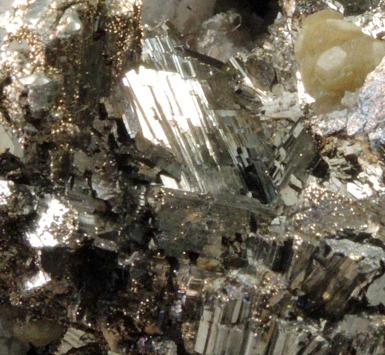 Arsenopyrite, Quartz, Dolomite-Calcite, Fluorapatite from Panasqueira Mine, Barroca Grande, 21 km. west of Fundao, Castelo Branco, Portugal