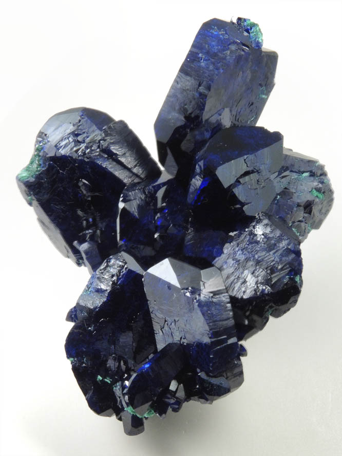 Azurite with Malachite from Milpillas Mine, Cuitaca, Sonora, Mexico