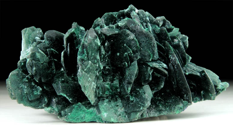 Malachite pseudomorphs after Azurite from Milpillas Mine, Cuitaca, Sonora, Mexico