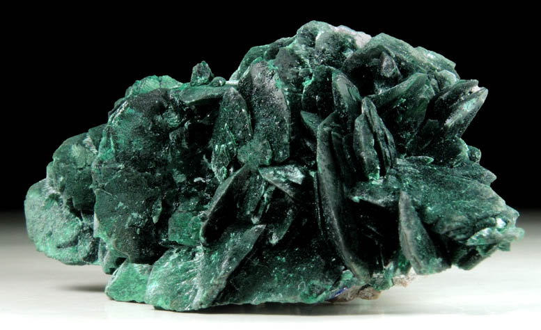 Malachite pseudomorphs after Azurite from Milpillas Mine, Cuitaca, Sonora, Mexico