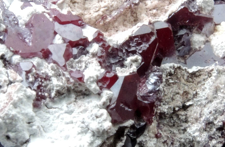 Cuprite from Milpillas Mine, Cuitaca, Sonora, Mexico