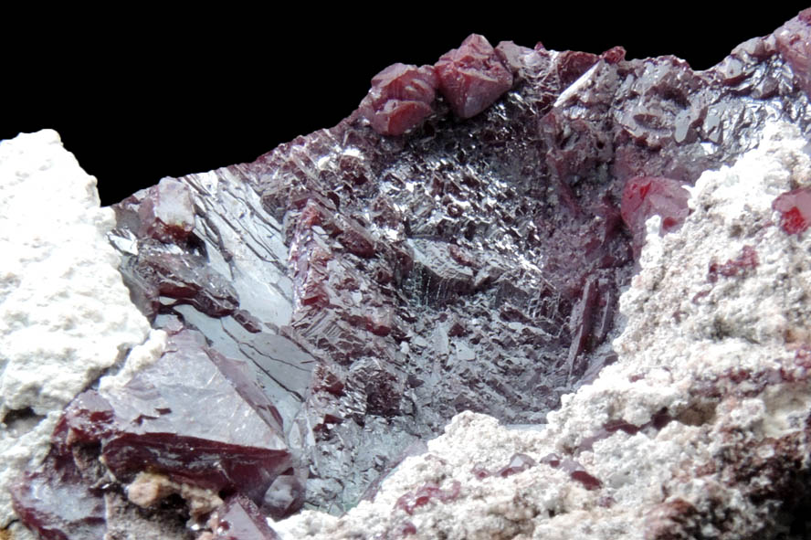 Cuprite from Milpillas Mine, Cuitaca, Sonora, Mexico