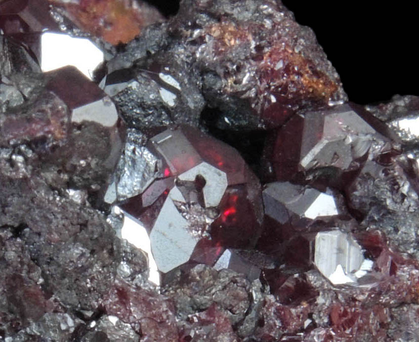 Cuprite on Native Copper from Milpillas Mine, Cuitaca, Sonora, Mexico