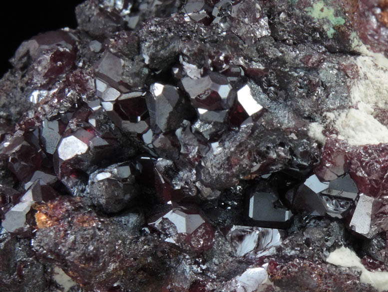 Cuprite on Native Copper from Milpillas Mine, Cuitaca, Sonora, Mexico