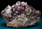 Cuprite with Native Copper from Milpillas Mine, Cuitaca, Sonora, Mexico