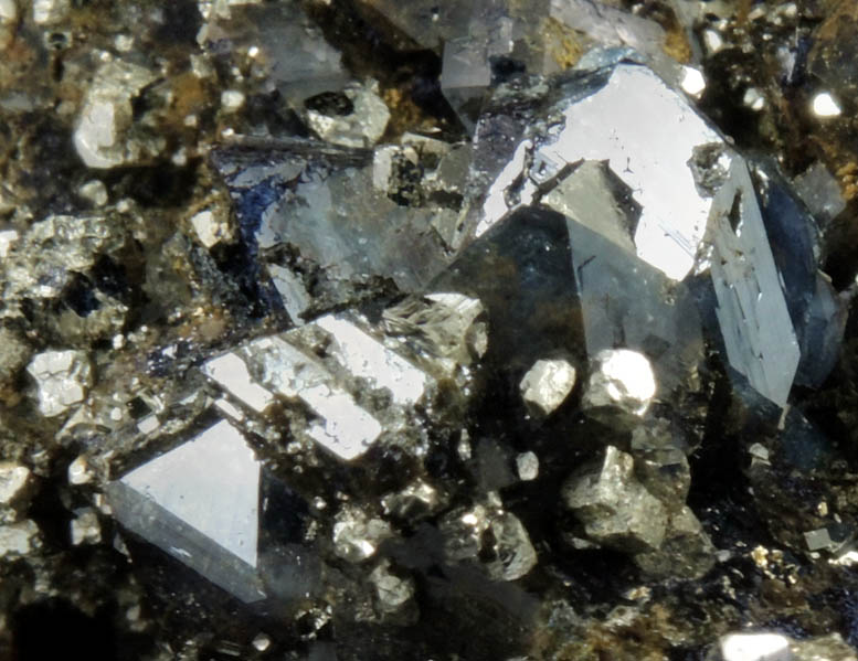 Scorodite and Pyrite from Hezhou, Guangxi Zhuang, China