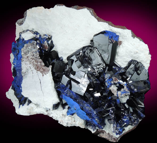 Azurite from Milpillas Mine, Cuitaca, Sonora, Mexico