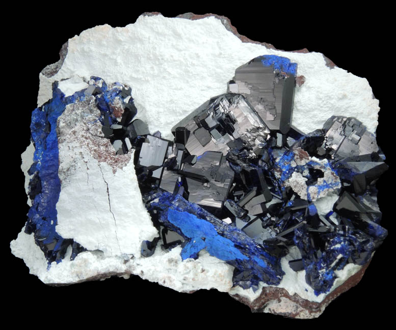 Azurite from Milpillas Mine, Cuitaca, Sonora, Mexico