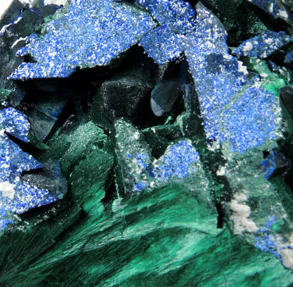 Malachite pseudomorphs after Azurite from Milpillas Mine, Cuitaca, Sonora, Mexico