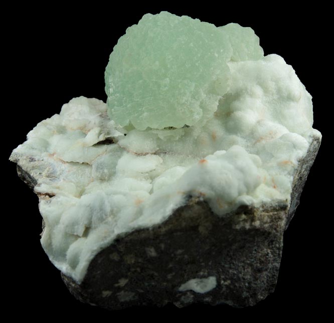 Prehnite from Goboboseb Mountains, 43 km west of Brandberg Mountain, Erongo region, Namibia