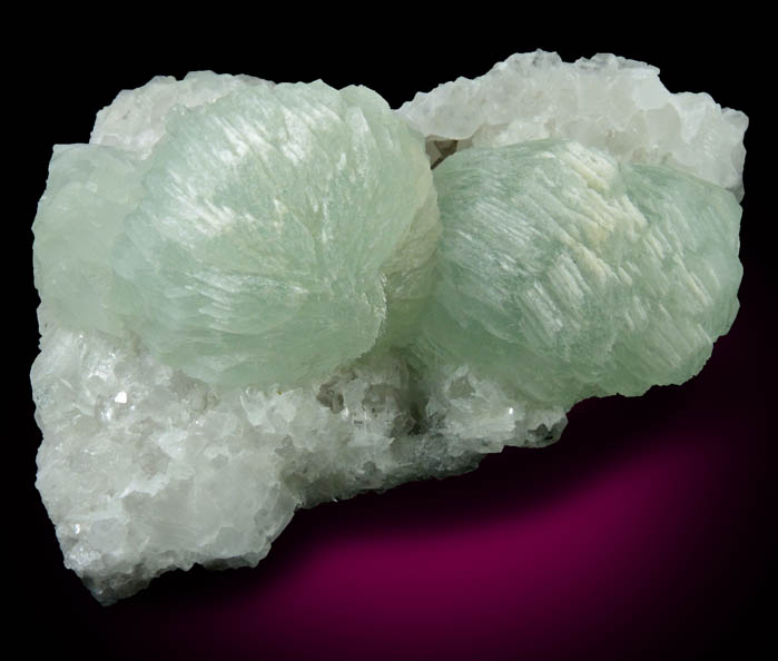 Prehnite, Quartz, Calcite from Goboboseb Mountains, 43 km west of Brandberg Mountain, Erongo region, Namibia