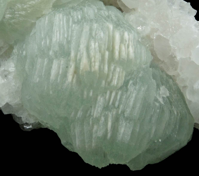 Prehnite, Quartz, Calcite from Goboboseb Mountains, 43 km west of Brandberg Mountain, Erongo region, Namibia