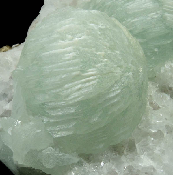 Prehnite, Quartz, Calcite from Goboboseb Mountains, 43 km west of Brandberg Mountain, Erongo region, Namibia