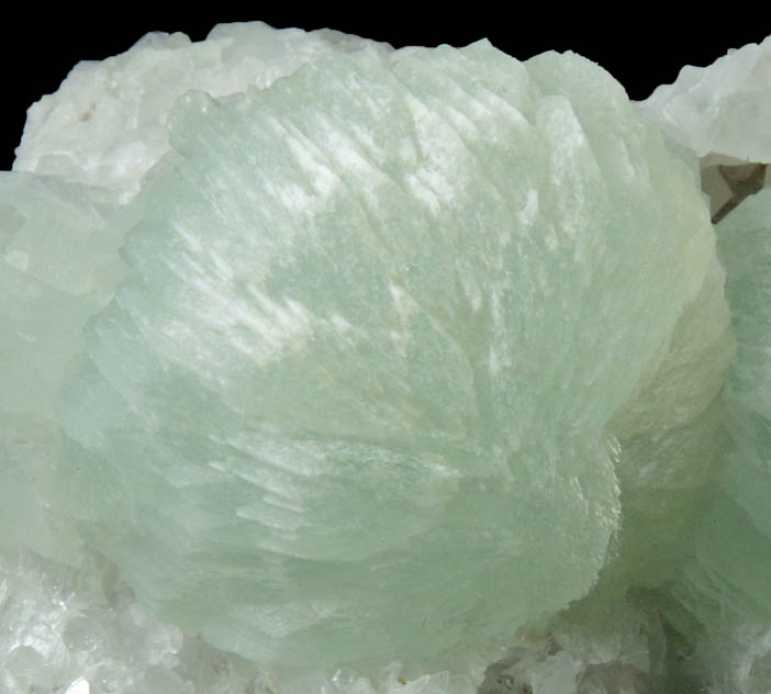 Prehnite, Quartz, Calcite from Goboboseb Mountains, 43 km west of Brandberg Mountain, Erongo region, Namibia