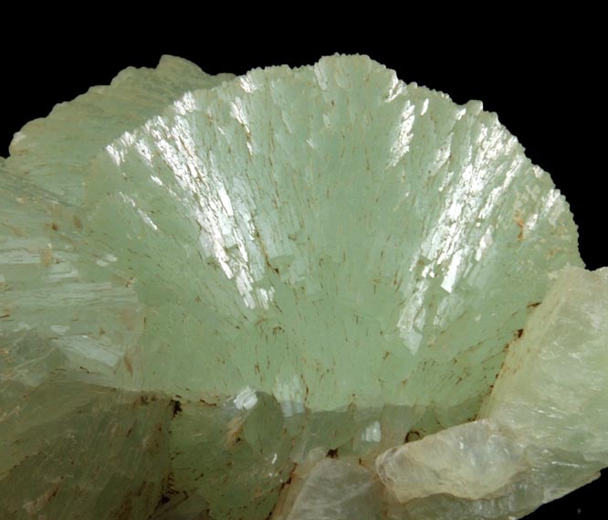 Prehnite from Goboboseb Mountains, 43 km west of Brandberg Mountain, Erongo region, Namibia