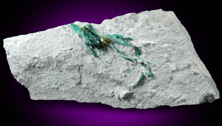 Volborthite with Brochantite from Milpillas Mine, Cuitaca, Sonora, Mexico