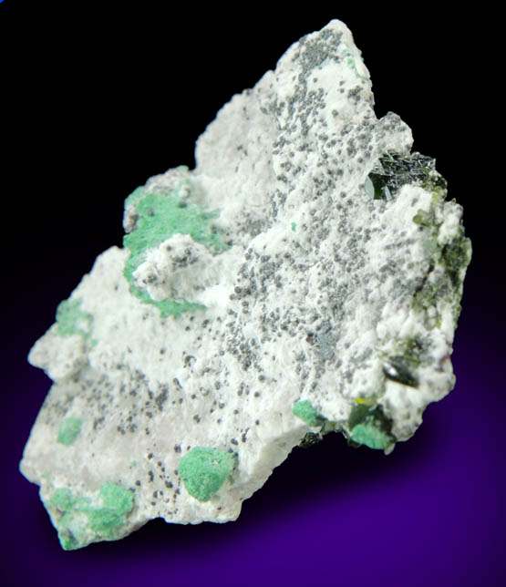 Volborthite, Brochantite, Goethite from Milpillas Mine, Cuitaca, Sonora, Mexico