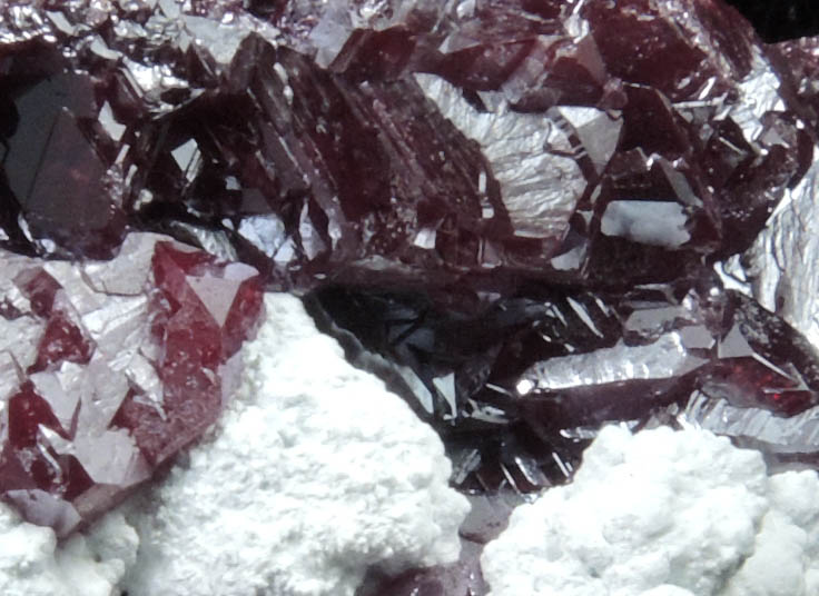 Cuprite in Dickite from Milpillas Mine, Cuitaca, Sonora, Mexico