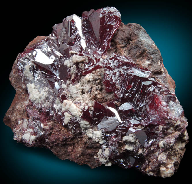 Cuprite from Milpillas Mine, Cuitaca, Sonora, Mexico