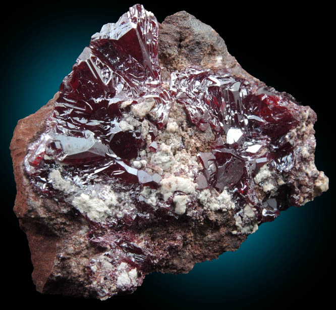 Cuprite from Milpillas Mine, Cuitaca, Sonora, Mexico