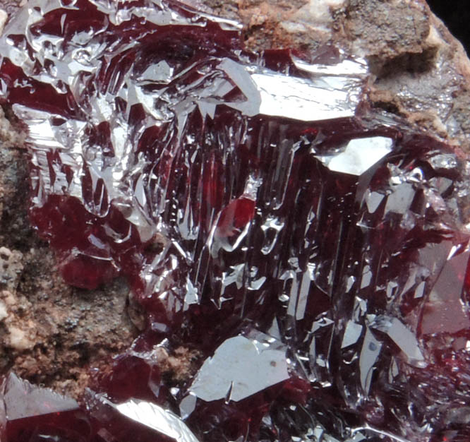 Cuprite from Milpillas Mine, Cuitaca, Sonora, Mexico