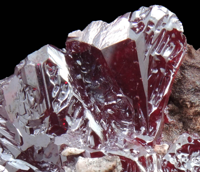 Cuprite from Milpillas Mine, Cuitaca, Sonora, Mexico