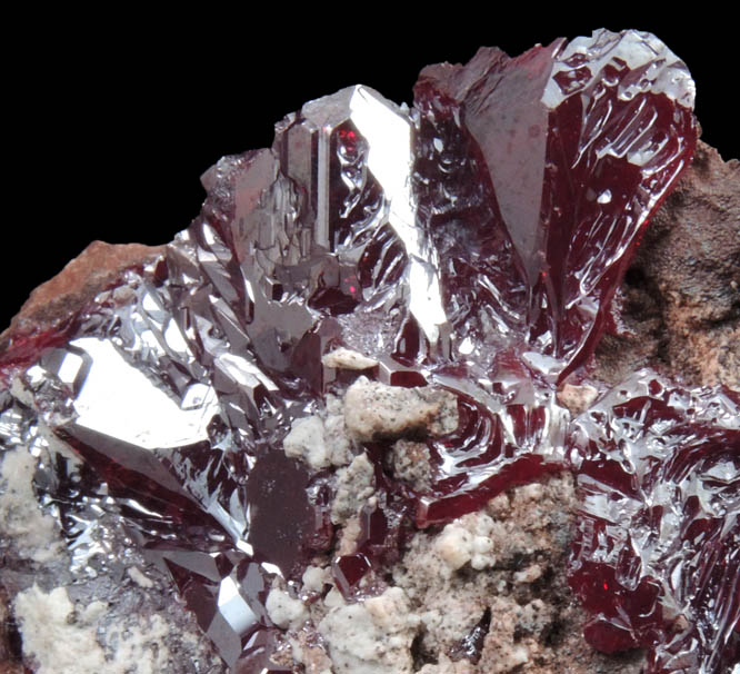 Cuprite from Milpillas Mine, Cuitaca, Sonora, Mexico