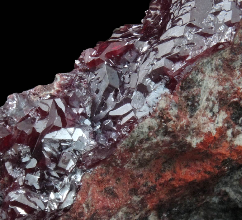 Cuprite from Milpillas Mine, Cuitaca, Sonora, Mexico