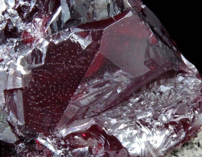 Cuprite from Milpillas Mine, Cuitaca, Sonora, Mexico