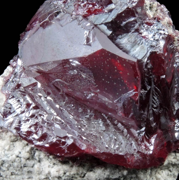 Cuprite from Milpillas Mine, Cuitaca, Sonora, Mexico