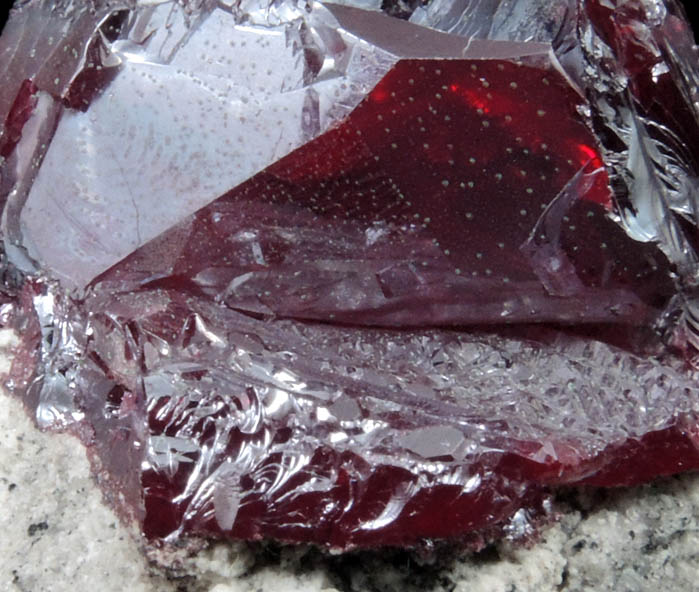 Cuprite from Milpillas Mine, Cuitaca, Sonora, Mexico