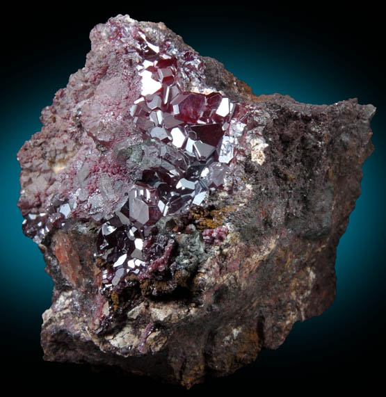 Cuprite from Milpillas Mine, Cuitaca, Sonora, Mexico