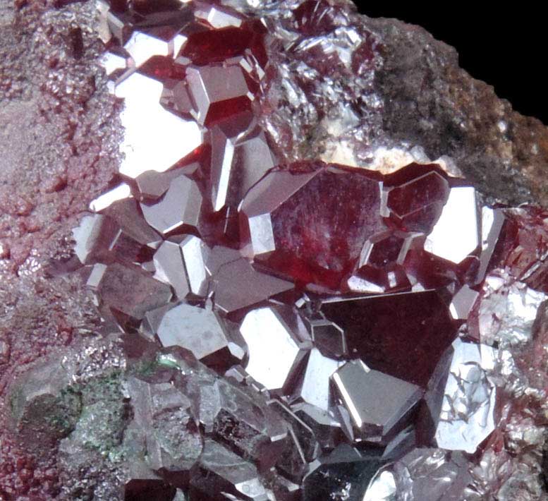 Cuprite from Milpillas Mine, Cuitaca, Sonora, Mexico