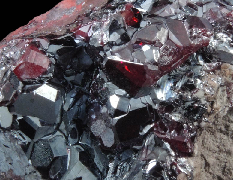 Cuprite from Milpillas Mine, Cuitaca, Sonora, Mexico