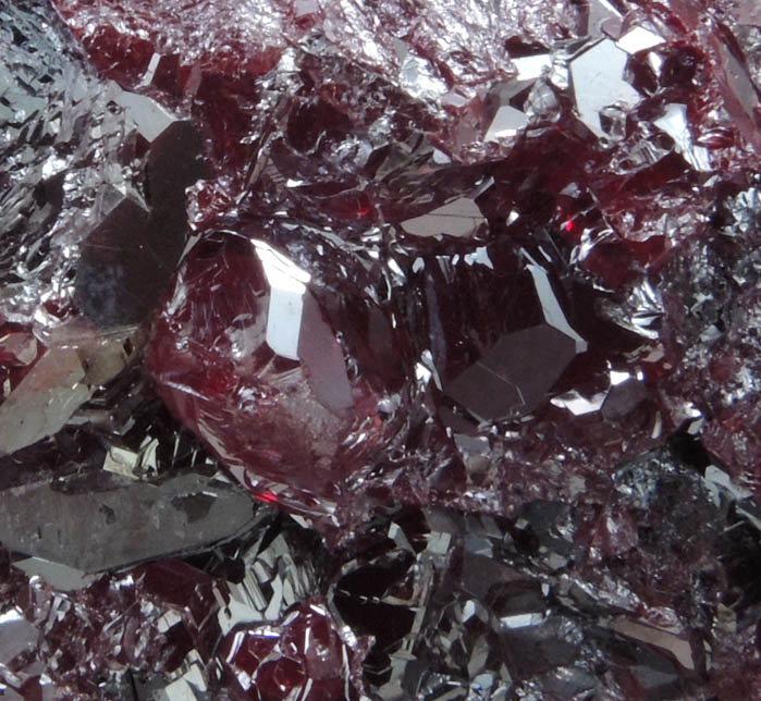 Cuprite from Milpillas Mine, Cuitaca, Sonora, Mexico