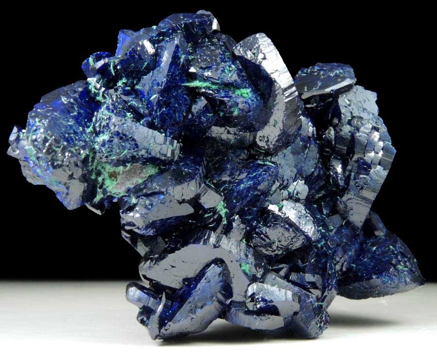 Azurite with Malachite from Milpillas Mine, Cuitaca, Sonora, Mexico