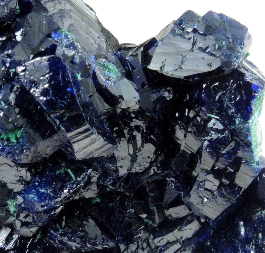 Azurite with Malachite from Milpillas Mine, Cuitaca, Sonora, Mexico