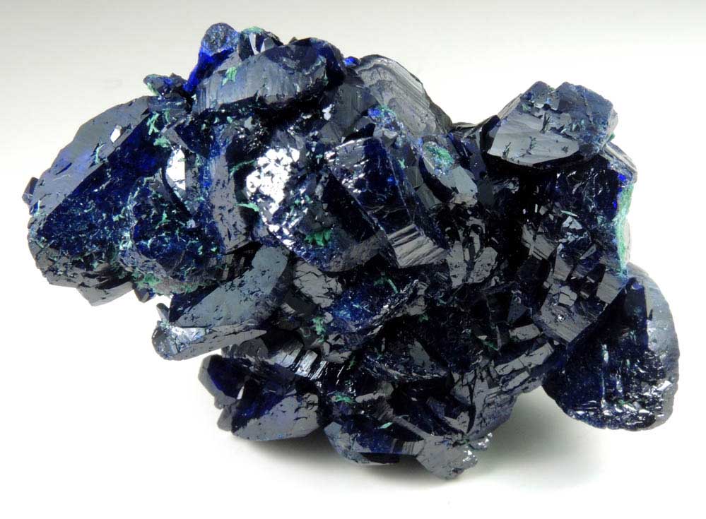 Azurite with Malachite from Milpillas Mine, Cuitaca, Sonora, Mexico